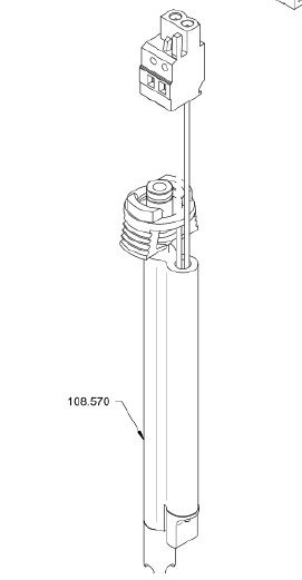 Milchansaugschlauch mit Sensor UT für Thermoplan Black and white one