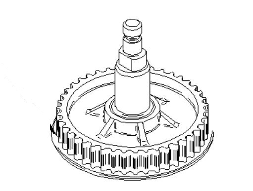 Zahnrad Mühle BWone kpl. 