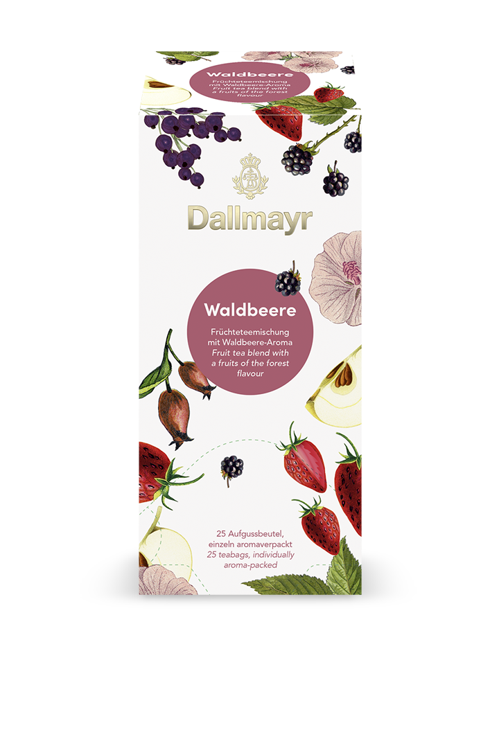 Dallmayr Tee  - Waldbeere  im Pyramidenbeute