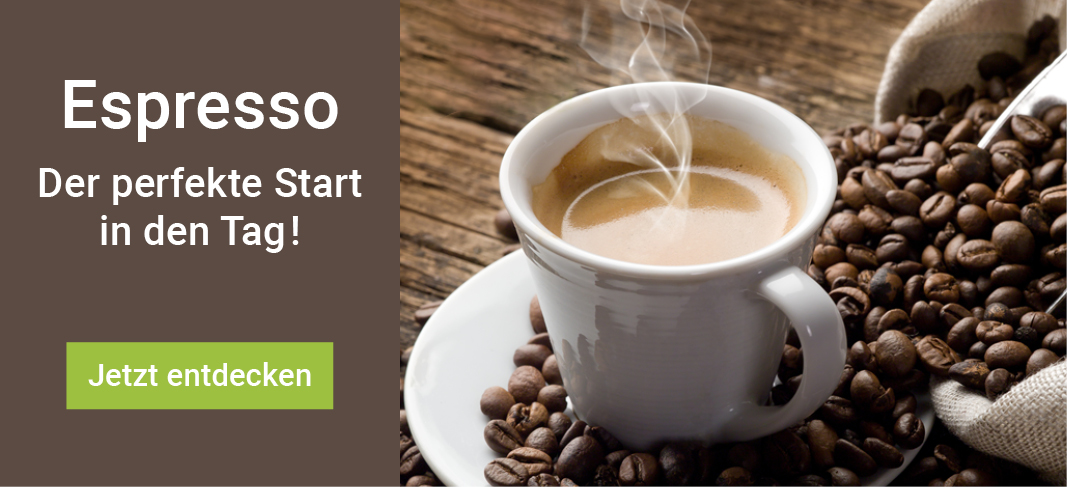 Espresso fuer den perfekten Start in den Tag